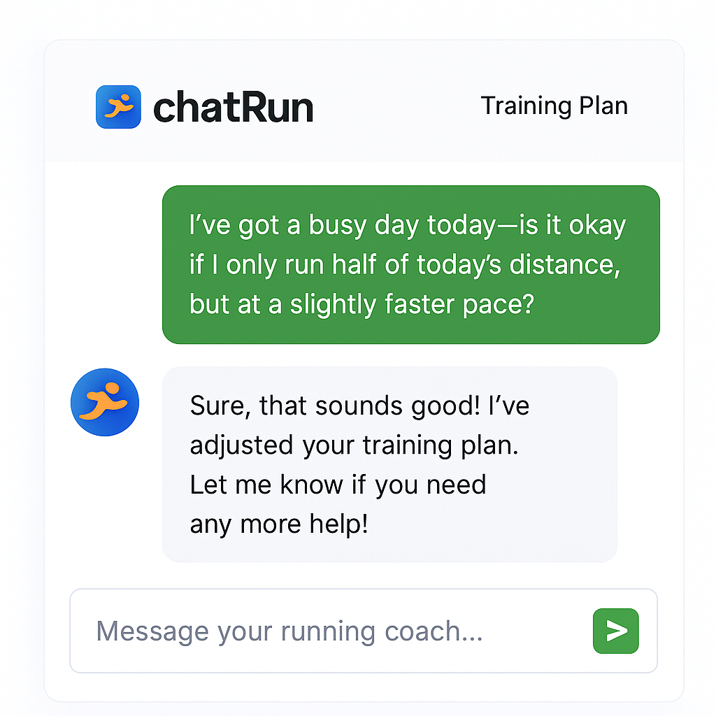 chatRun Interface